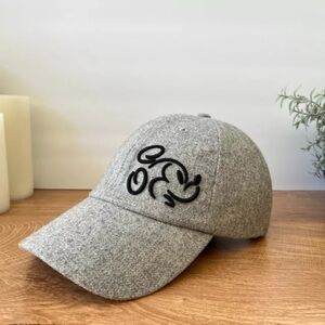 Mickey Mouse Cap Wool Blend Strapback Disney Parks